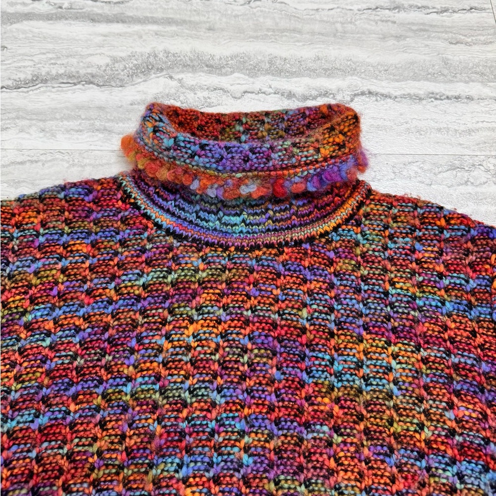 St. John Vintage by Marie Gray Wool turtleneck Sweater. Size L - Picture 3 of 10